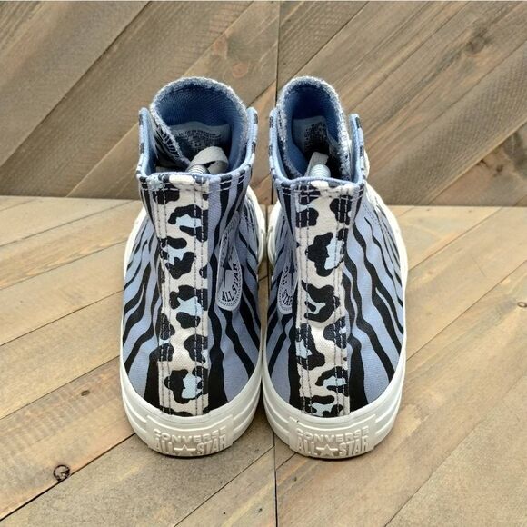 Converse Chuck Taylor All Star Hi Twisted Archive Zebra Print Womens Size 6.5 - Picture 5 of 9